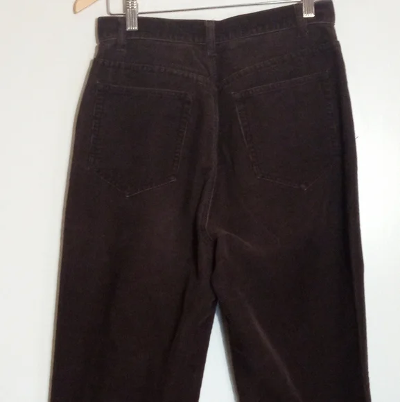 Liz Claiborne Lizwear jeans brown corduroy pants women size 8 - Picture 3 of 6